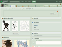 Tablet Screenshot of nwap.deviantart.com