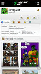 Mobile Screenshot of orcquest.deviantart.com