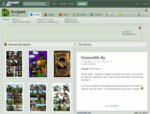 Tablet Screenshot of orcquest.deviantart.com