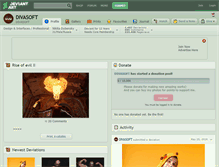 Tablet Screenshot of divasoft.deviantart.com