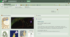 Desktop Screenshot of koharu-pyon.deviantart.com