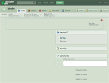 Tablet Screenshot of birdin.deviantart.com