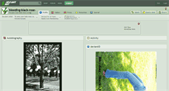 Desktop Screenshot of bleeding-black-rose-.deviantart.com
