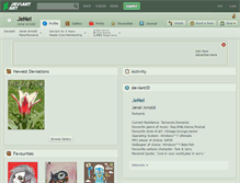 Tablet Screenshot of jenei.deviantart.com