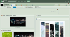 Desktop Screenshot of crosseout.deviantart.com
