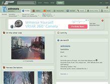 Tablet Screenshot of aoinosora.deviantart.com
