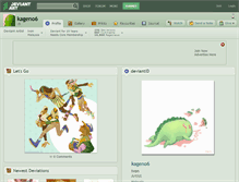 Tablet Screenshot of kageno6.deviantart.com