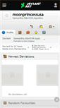 Mobile Screenshot of moonprincessusa.deviantart.com