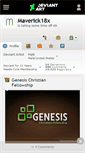 Mobile Screenshot of maverick18x.deviantart.com