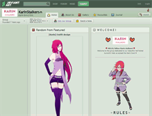 Tablet Screenshot of karinstalkers.deviantart.com