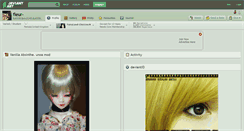 Desktop Screenshot of fleur-.deviantart.com