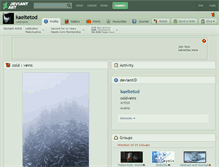 Tablet Screenshot of kaeltetod.deviantart.com