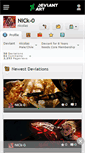 Mobile Screenshot of nick-0.deviantart.com