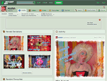Tablet Screenshot of mzdish.deviantart.com
