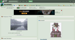 Desktop Screenshot of banzairabbit.deviantart.com