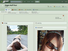 Tablet Screenshot of megan-muff-face.deviantart.com