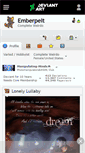 Mobile Screenshot of emberpelt.deviantart.com