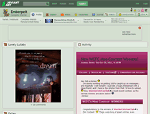 Tablet Screenshot of emberpelt.deviantart.com