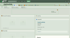Desktop Screenshot of deathsoulkiddy.deviantart.com