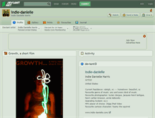 Tablet Screenshot of indie-danielle.deviantart.com