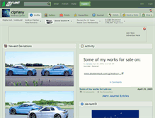 Tablet Screenshot of cipriany.deviantart.com
