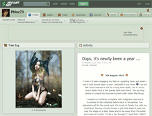 Tablet Screenshot of phlox73.deviantart.com