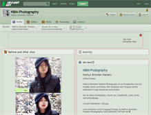 Tablet Screenshot of nbm-photography.deviantart.com