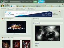 Tablet Screenshot of aimike.deviantart.com