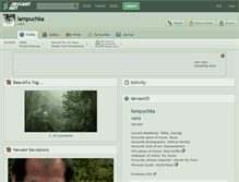 Tablet Screenshot of lampuchka.deviantart.com