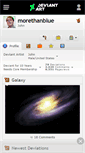 Mobile Screenshot of morethanblue.deviantart.com