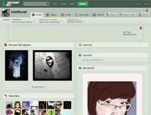 Tablet Screenshot of ironflower.deviantart.com
