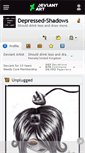 Mobile Screenshot of depressed-shadows.deviantart.com