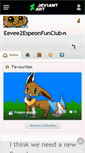 Mobile Screenshot of eevee2espeonfunclub.deviantart.com