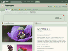 Tablet Screenshot of blaaaaaaaah.deviantart.com