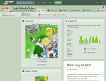 Tablet Screenshot of link-x-sheik-club.deviantart.com