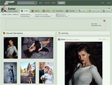 Tablet Screenshot of eletiel.deviantart.com