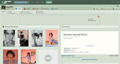 Desktop Screenshot of ivy777.deviantart.com