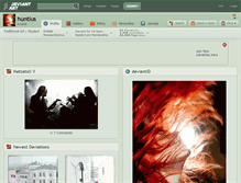 Tablet Screenshot of huntlus.deviantart.com