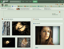 Tablet Screenshot of jkfrt.deviantart.com