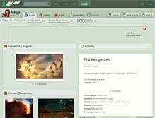 Tablet Screenshot of naiya.deviantart.com