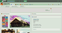 Desktop Screenshot of designonstop.deviantart.com
