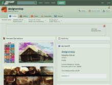 Tablet Screenshot of designonstop.deviantart.com