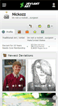 Mobile Screenshot of nickozz.deviantart.com