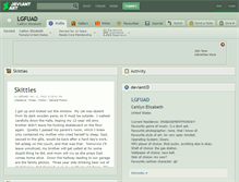 Tablet Screenshot of lgfuad.deviantart.com