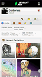 Mobile Screenshot of cortonna.deviantart.com