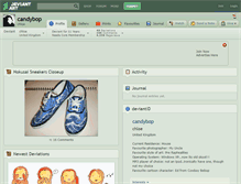 Tablet Screenshot of candybop.deviantart.com