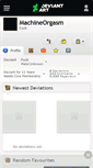 Mobile Screenshot of machineorgasm.deviantart.com