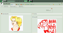 Desktop Screenshot of burntpancake.deviantart.com