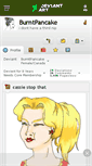 Mobile Screenshot of burntpancake.deviantart.com