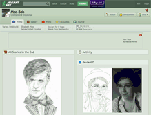Tablet Screenshot of miss-bob.deviantart.com